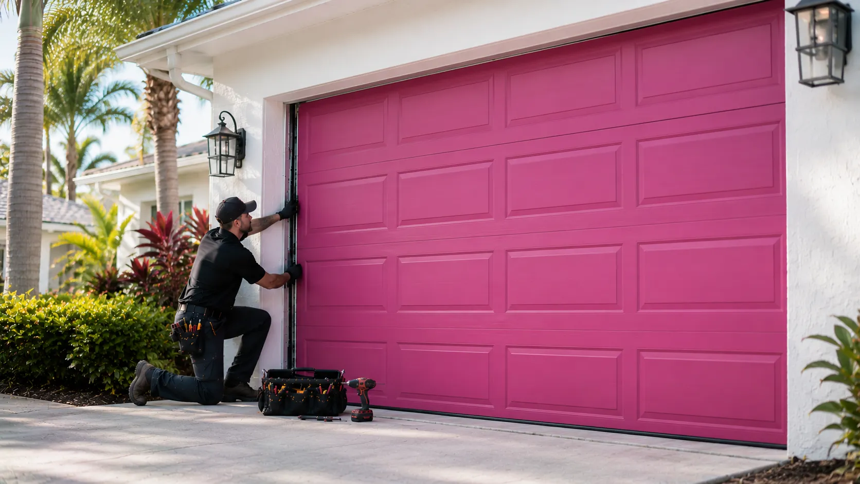 Garage Door Repair Built Around Eden Prairie Houses